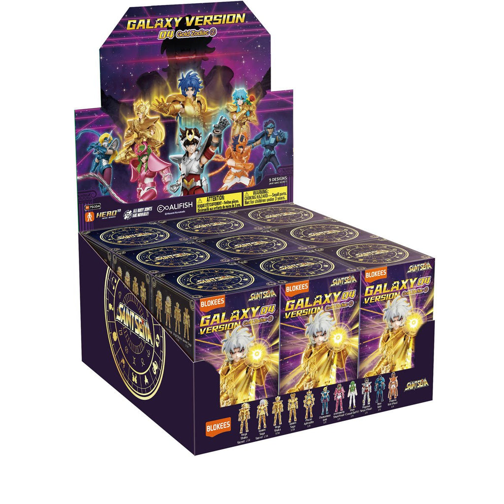 Saint Seiya Galaxy Version 4 Gold Zodiac GV04 Blokees Blind Box Model Kit Case of 9