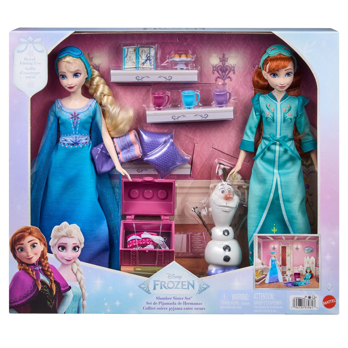 Frozen Slumber Sister Doll 2-Pack