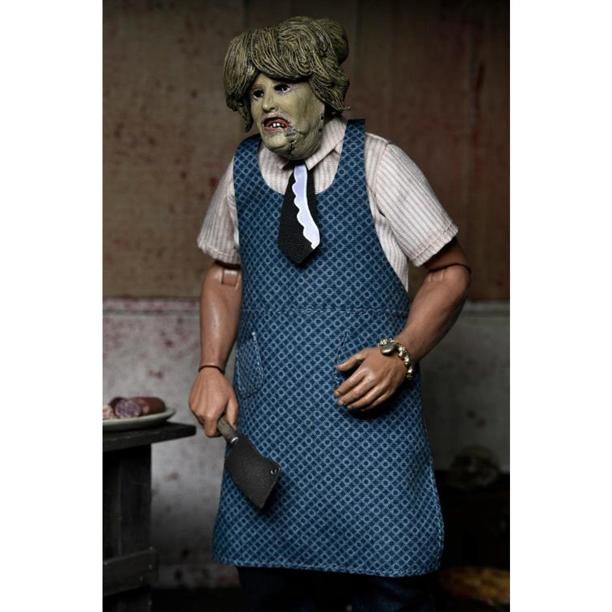 The Texas Chainsaw Massacre Leatherface with Old Lady Mask 8-Inch Clothed Action Figure