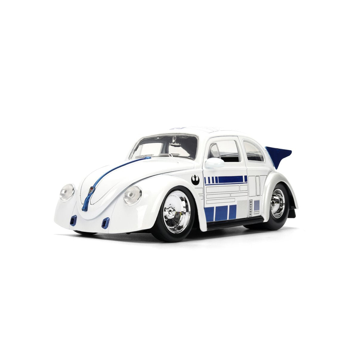 Hollywood Rides Star Wars 1959 Volkswagen Drag Beetle 1:24 Scale Die-Cast Metal Vehicle with R2-D2 Figure