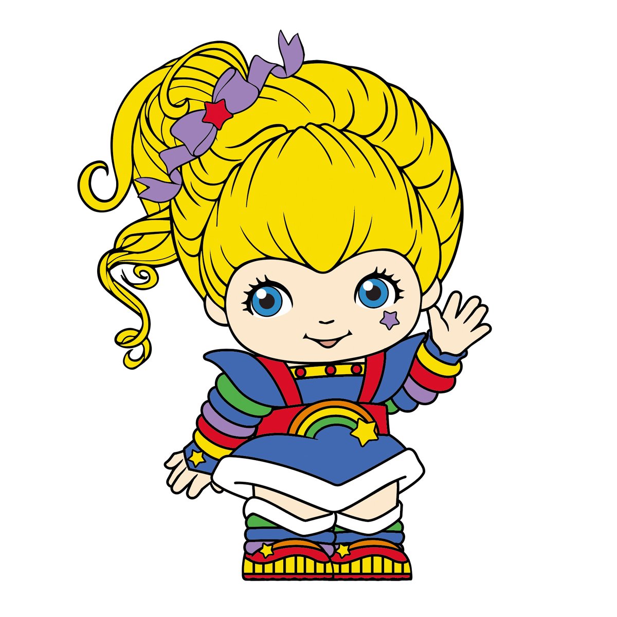 Rainbow Brite PVC Figural Bank