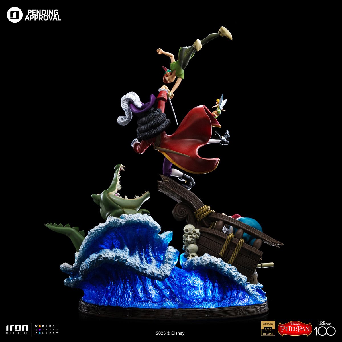 Peter Pan vs Hook Deluxe 1:10 Art Scale Limited Edition Statue