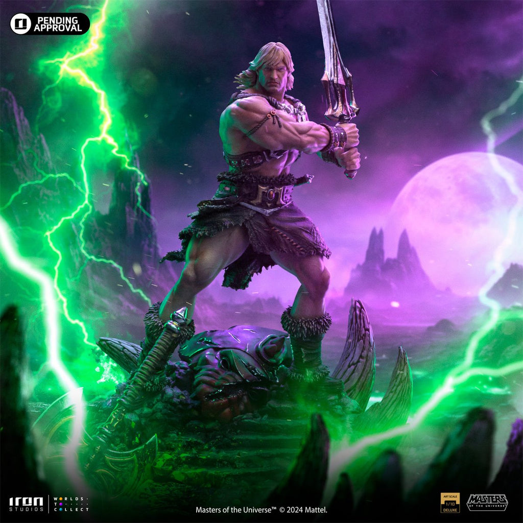 Masters of the Universe He-Man Unleashed 1:10 Deluxe Art Scale Limited Edition Statue