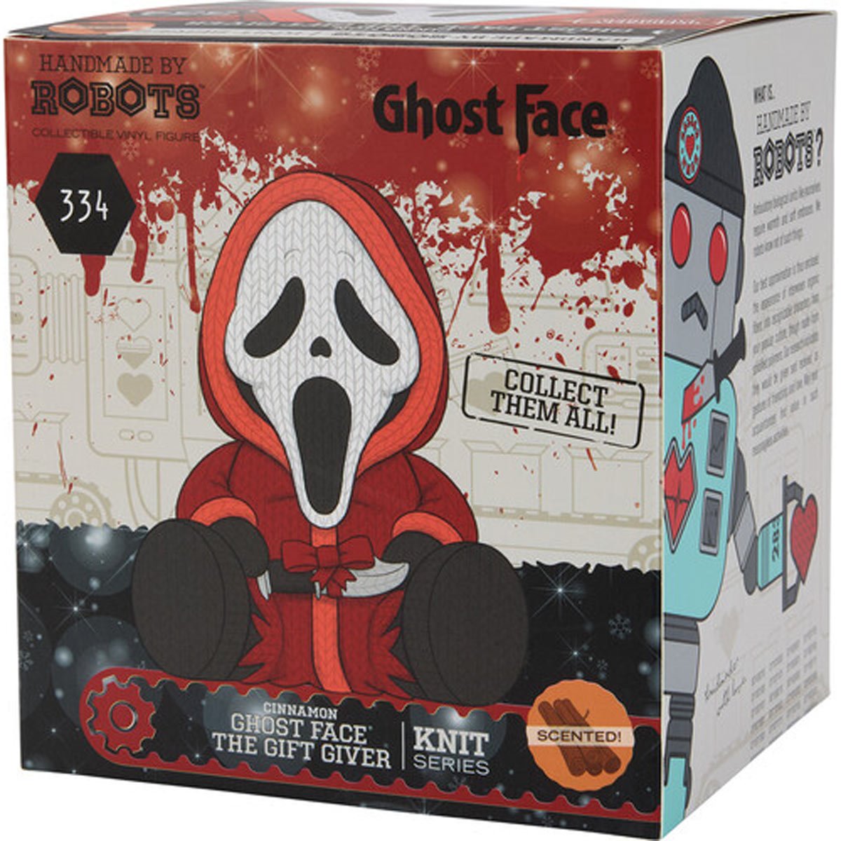 Ghost Face The Gift Giver #334 Cinnamon Scented Handmade By Robots Vinyl Figure