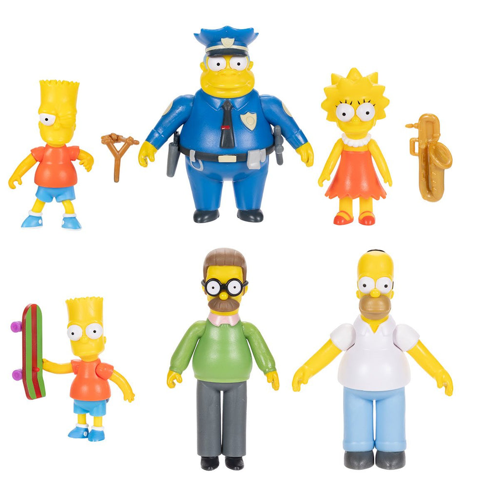 The Simpsons 2 1/2-Inch Scaled Wave 1 Action Figures Case of 12