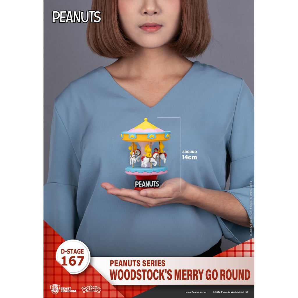 Peanuts Woodstock's Merry Go Round DS-167 D-Stage Statue