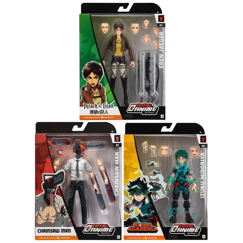 Total Anime 6 1/2-Inch Action Figure Case of 6