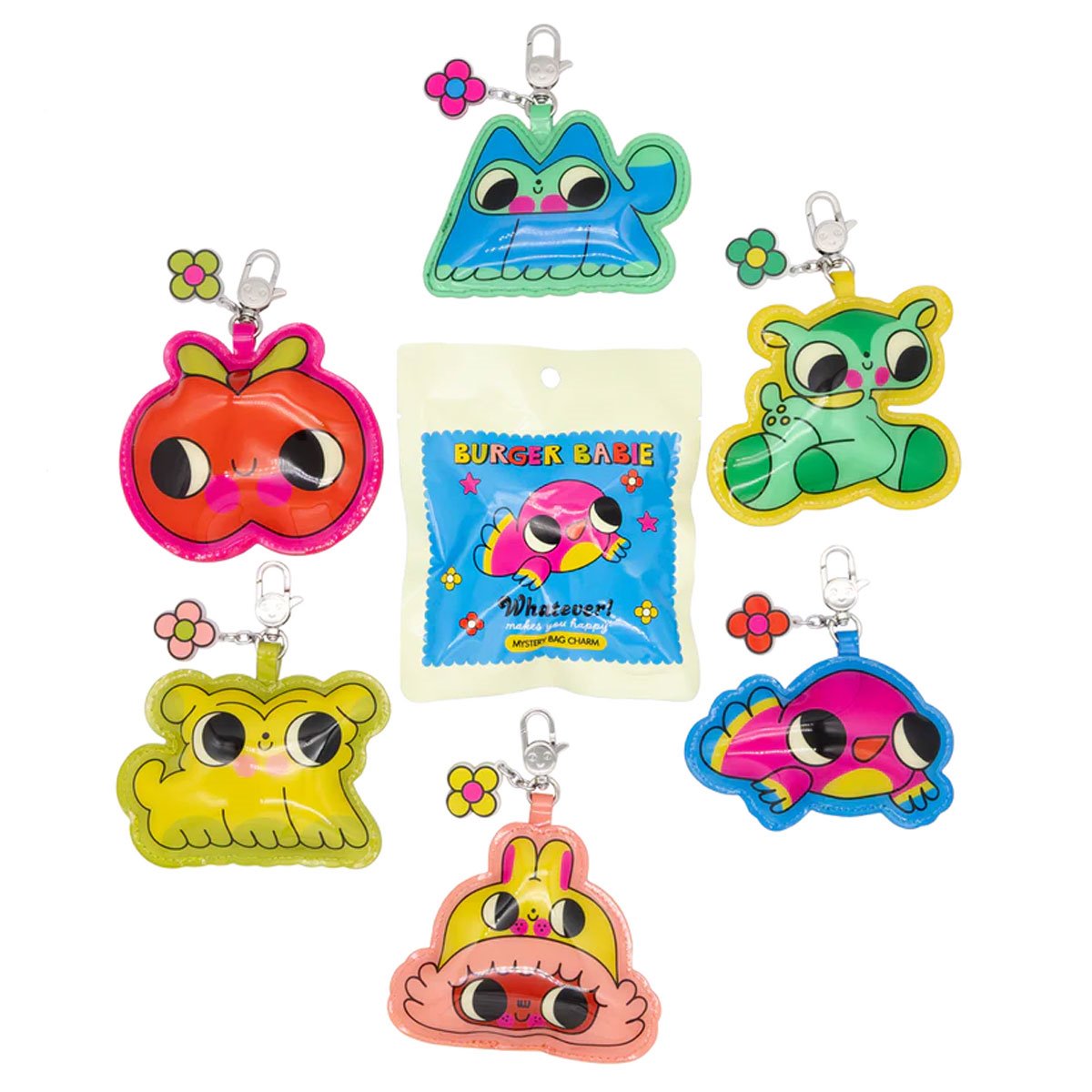 Burger Babie Mystery Blind-Box Random Padded Vinyl Bag Charm