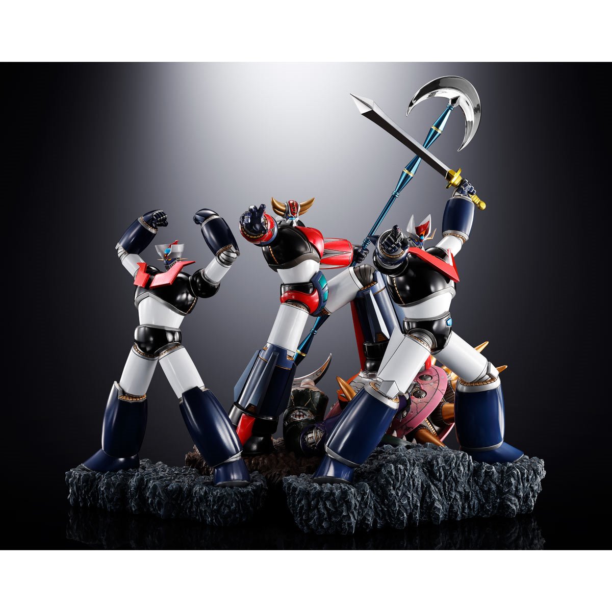 Mazinger Z Double Mazingers Dynamic Characters FiguartsZERO Touche Metallique Statue Set