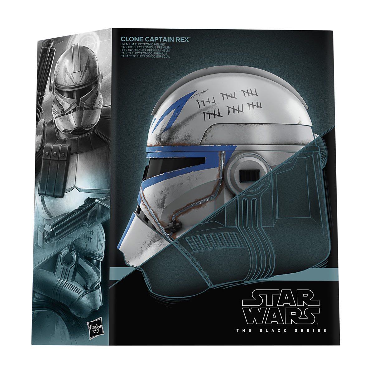 Star Wars The Black Series Captain Rex Premium Electronic Helmet Prop Replica
