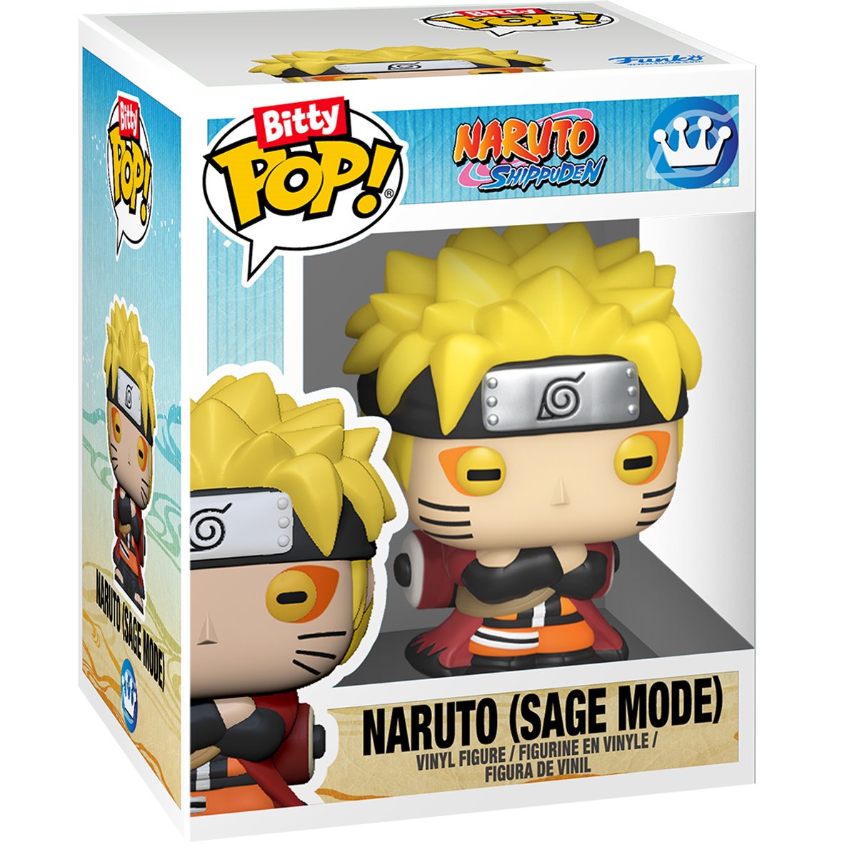 Naruto Hidden Leaf Funko Bitty Pop! Display Shelf
