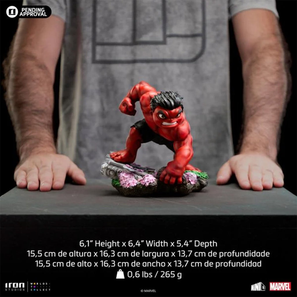 Captain America: Brave New World Red Hulk MiniCo Vinyl Figure