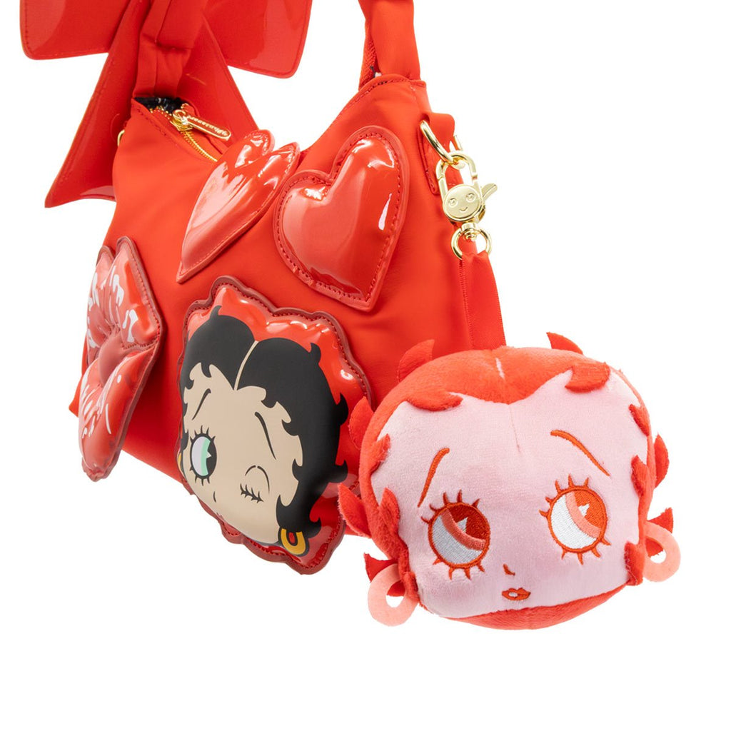 Betty Boop Mystery Blind-Box Plush Head Bag Charms Case of 8