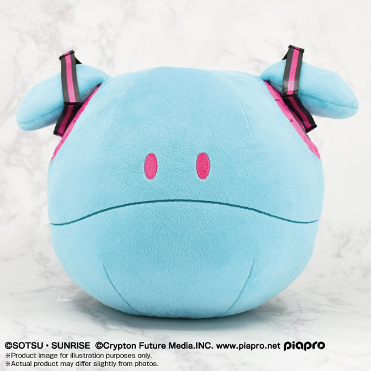 Gundam x Hatsune Miku Miku Haro Nui Plush