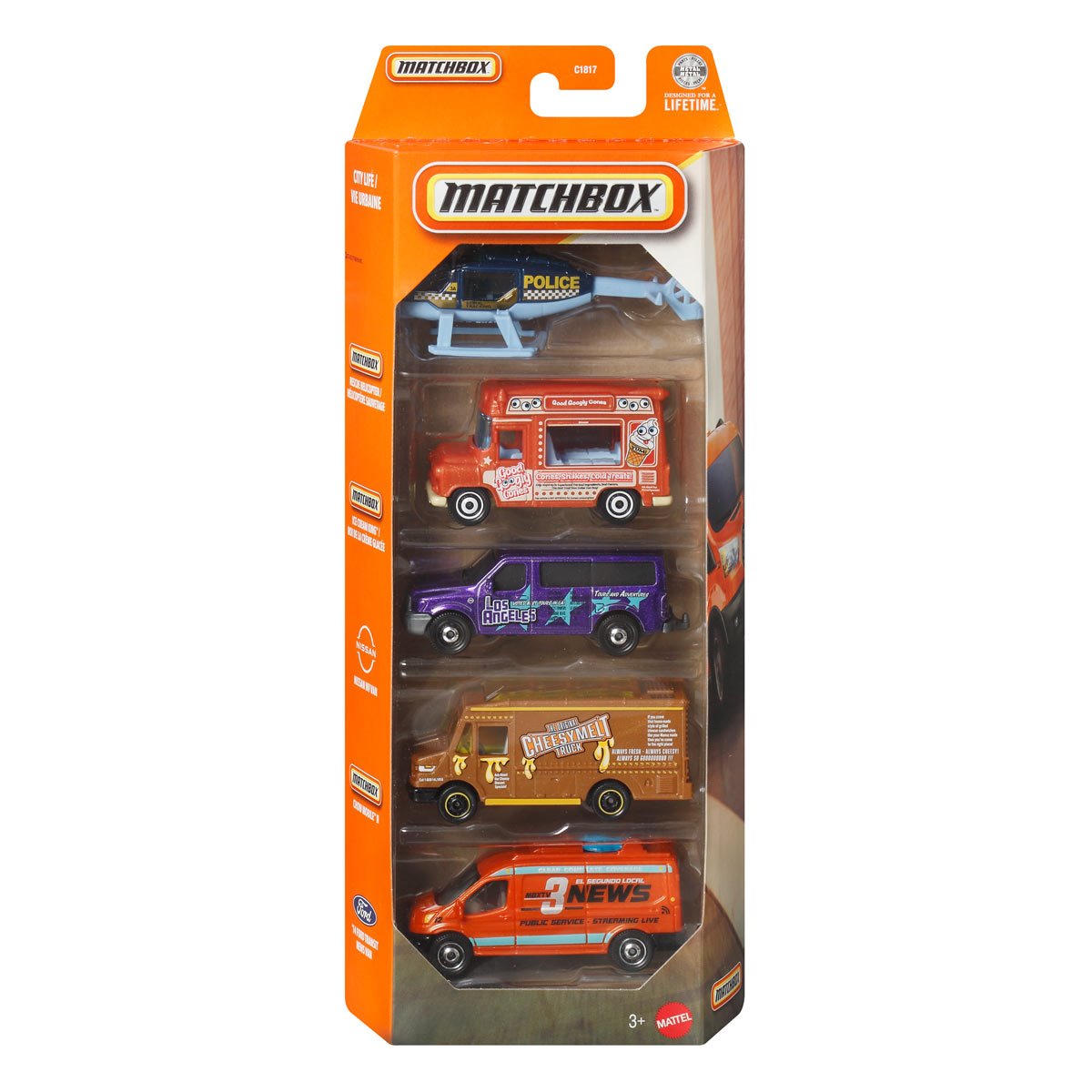Matchbox Car Collection 5-Pack 2026 Mix 3 Vehicle Case of 12
