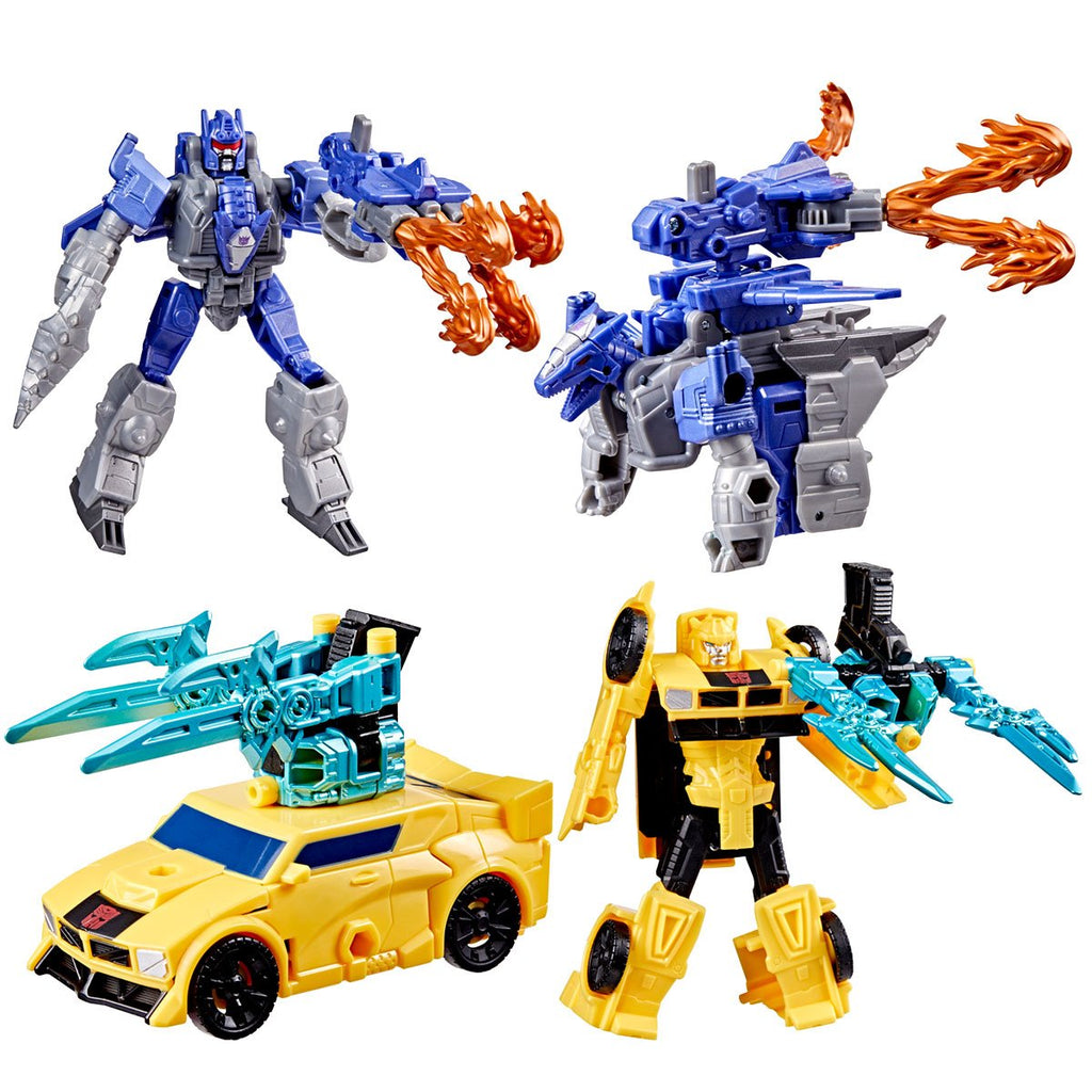 Transformers Cyberworld Armored Cyber Change Wave 1 Set of 2
