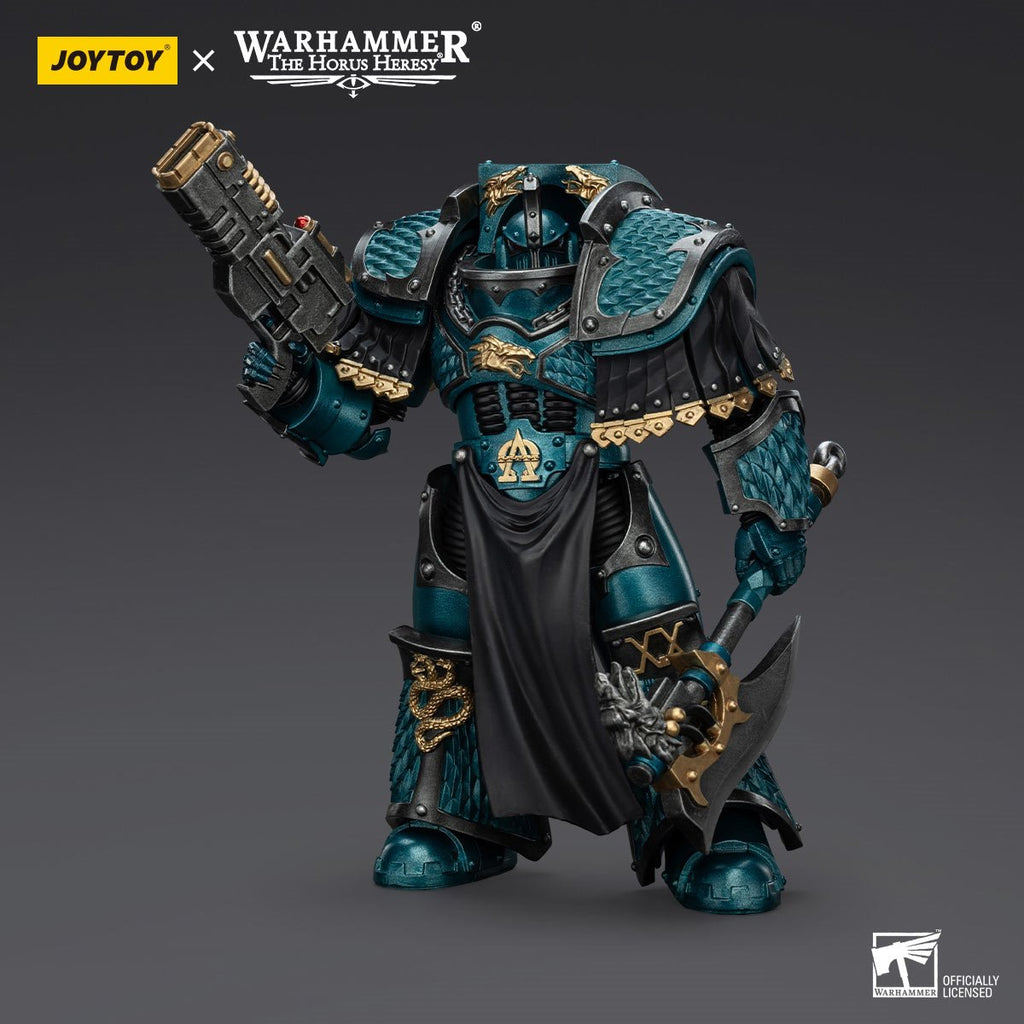 Joy Toy Warhammer The Horus Heresy Alpha Legion Lernaean Terminator with Volkite Charger 1:18 Scale Action Figure