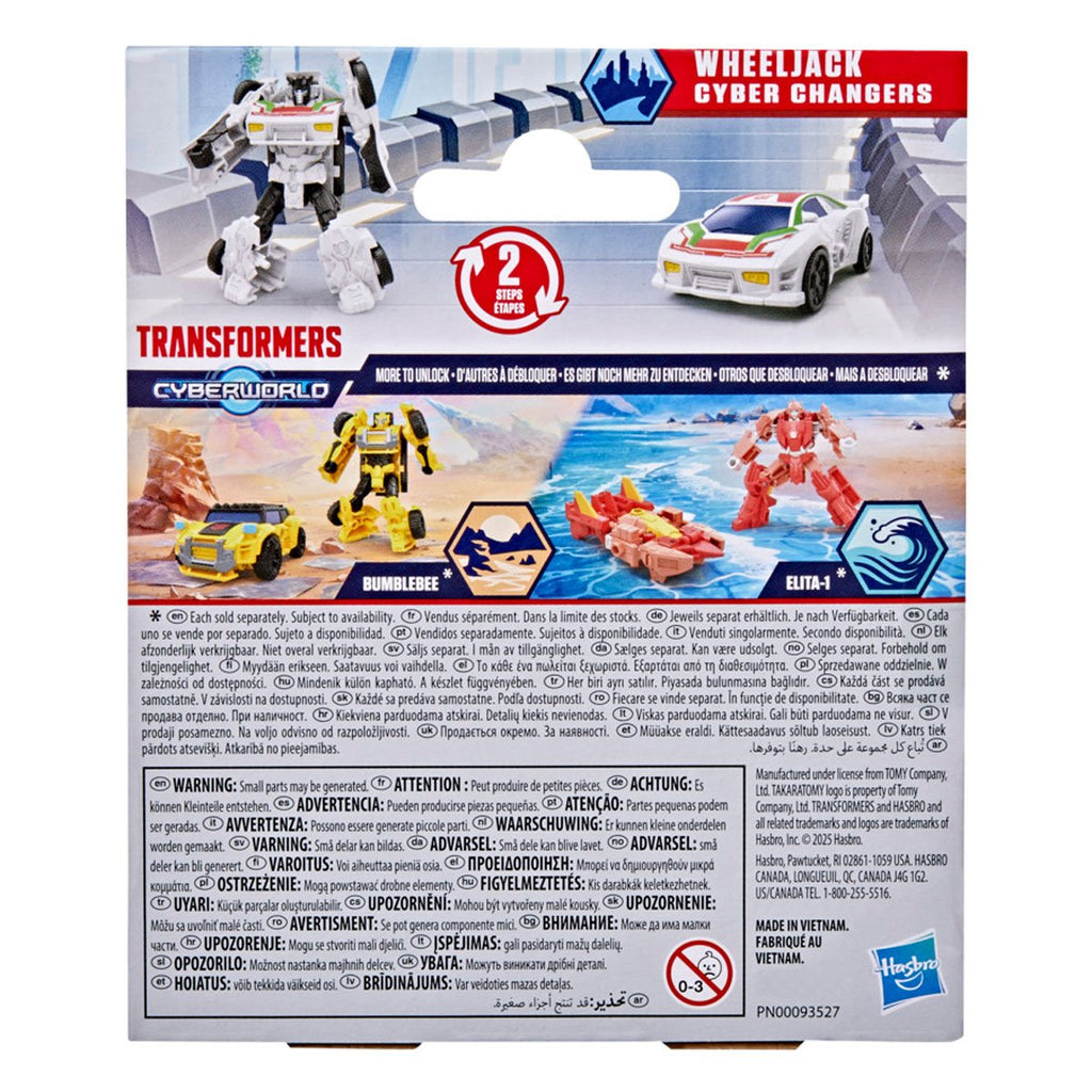Transformers Cyberworld Wheeljack Cyber Changers 4-Inch Action Figure