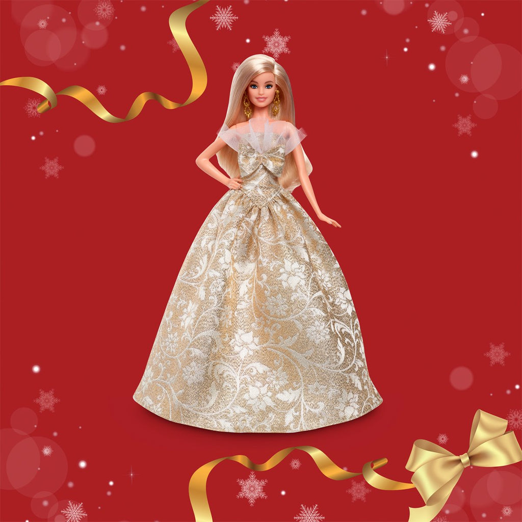 Barbie 2025 Holiday Doll with Blonde Hair