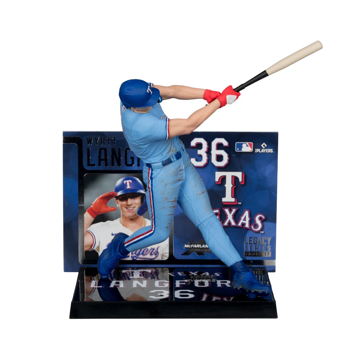 MLB SportsPicks Texas Rangers Wyatt Langford 7-Inch Posed Figure