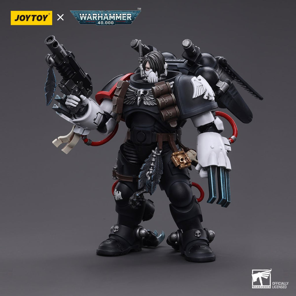 Joy Toy Warhammer 40,000 Raven Guard Chapter Master Kayvaan Shrike 1:18 Scale Action Figure