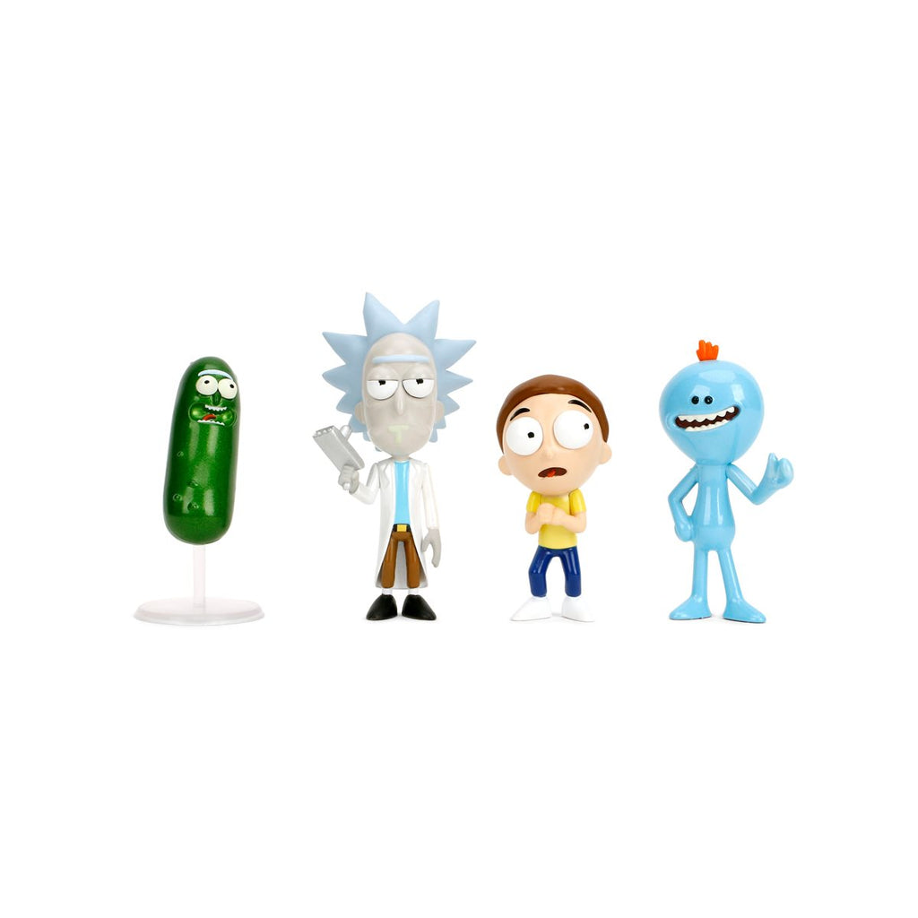 Rick and Morty Wave 1 MetalFigs 2 1/2-Inch Die-Cast Metal Mini-Figure 4-Pack