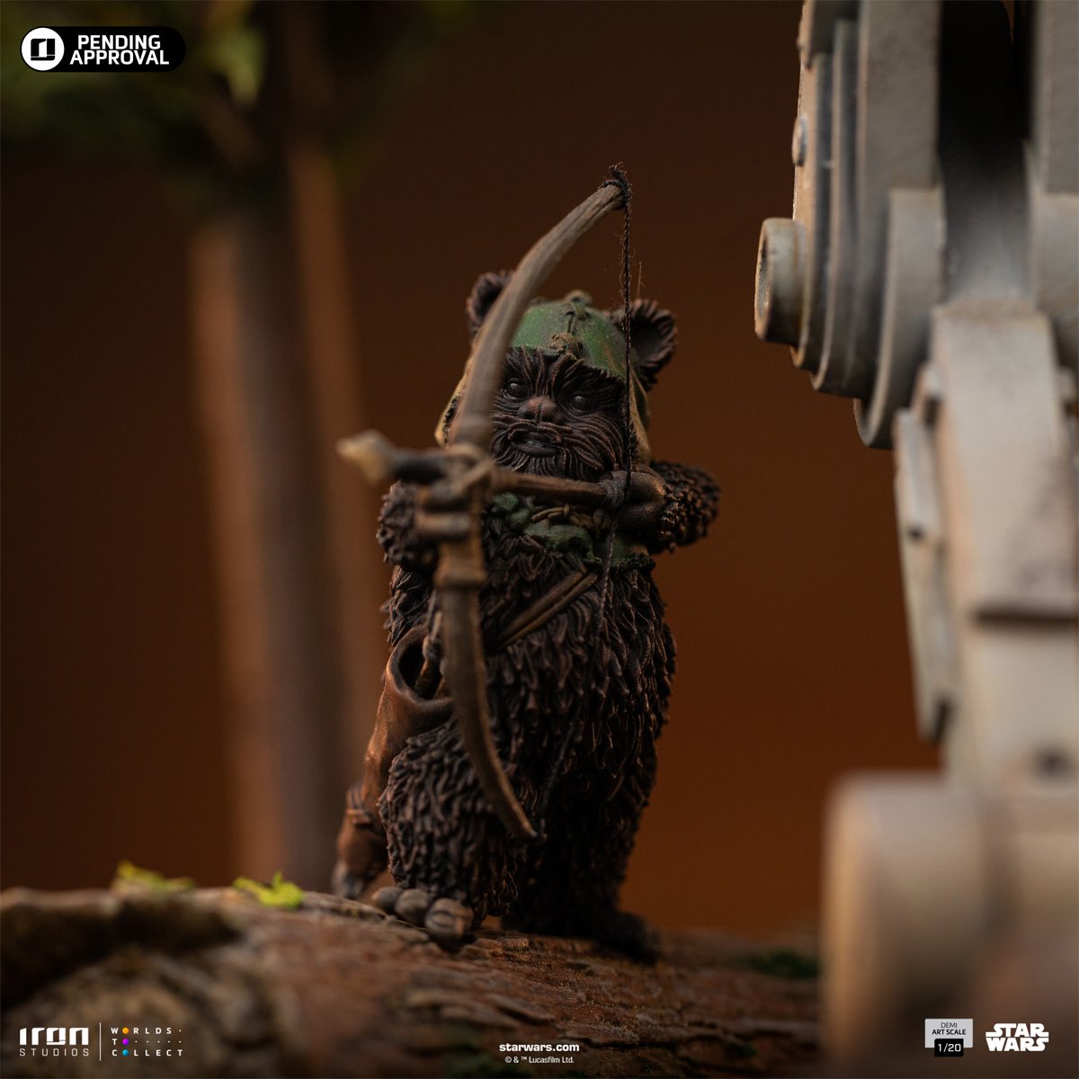 Star Wars: Return of the Jedi AT-ST and Chewbacca 1:20 Demi Art Scale Limited Edition Statue