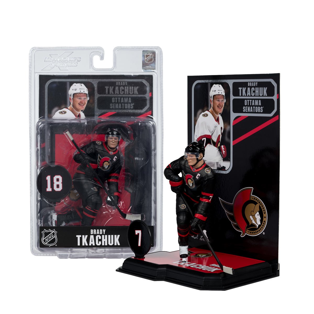 NHL SportsPicks Ottawa Senators Brady Tkachuk 7-Inch Posed Figure