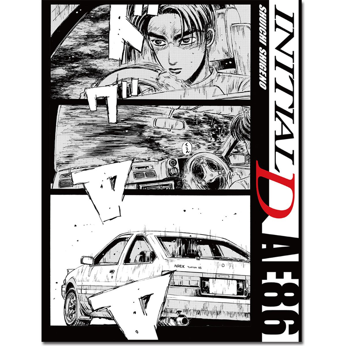 Initial D Takumi Fujiwara In Racing Throw Blanket