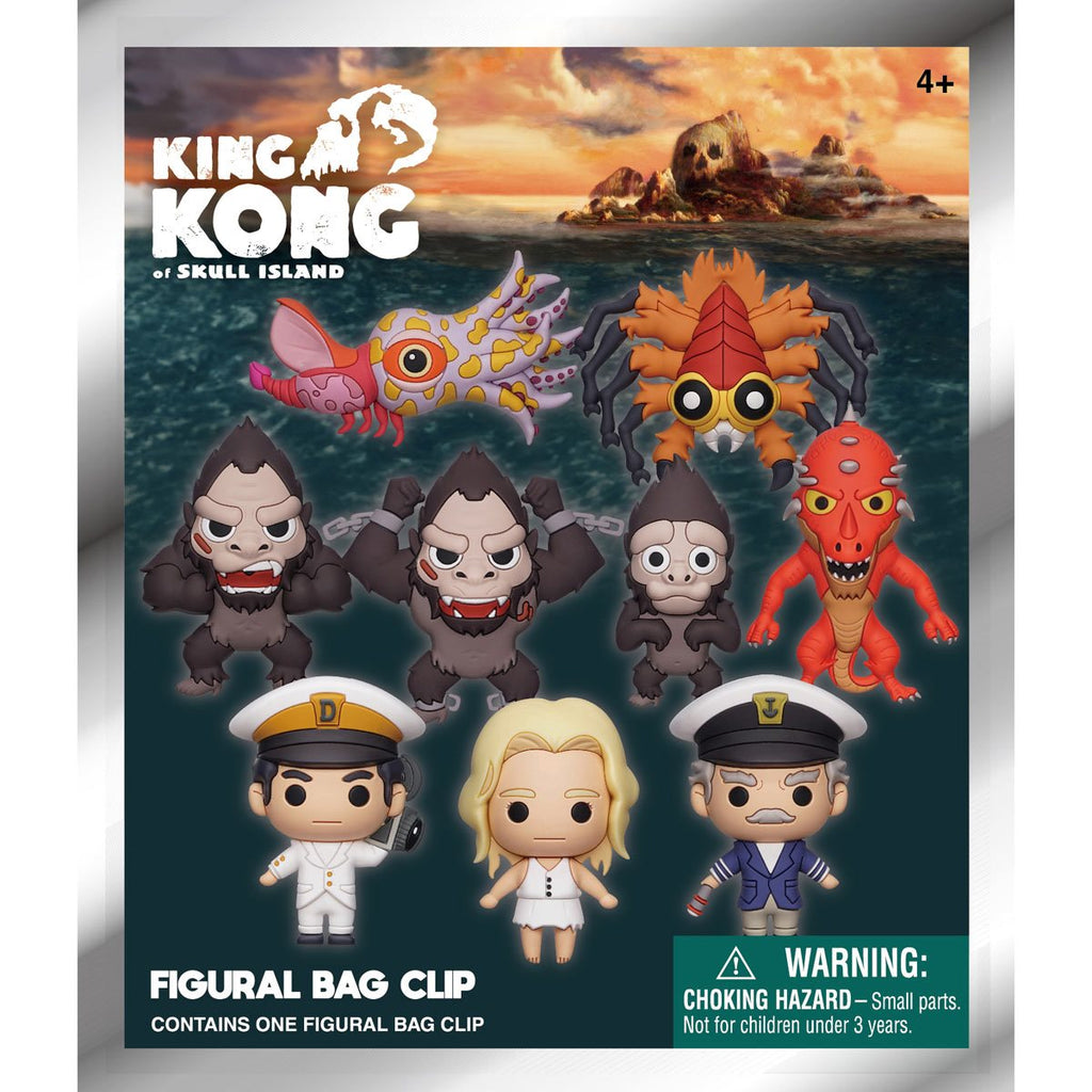 King Kong 3D Foam Bag Clip Random 6-Pack