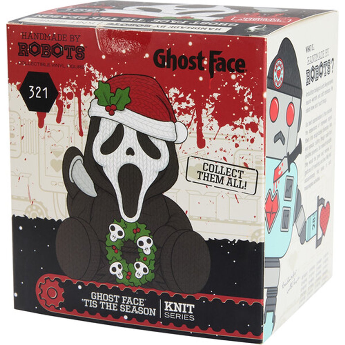 Ghost Face Tis the Season #321 Handmade By Robots Vinyl Figure