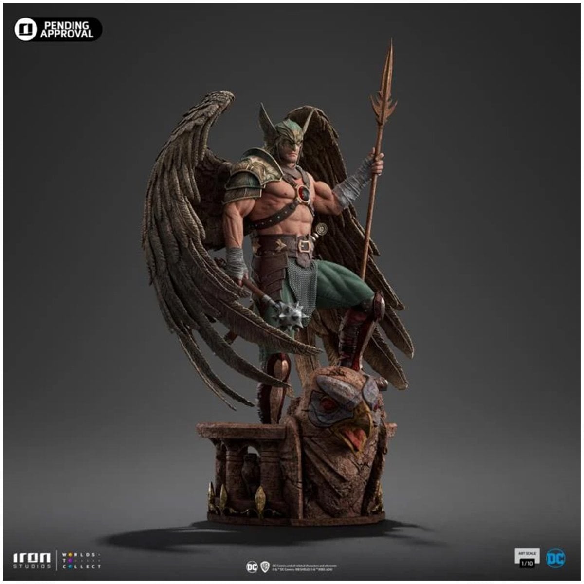 DC Comics Hawkman 10th Anniversary 1:10 Art Scale Limited Edition Statue