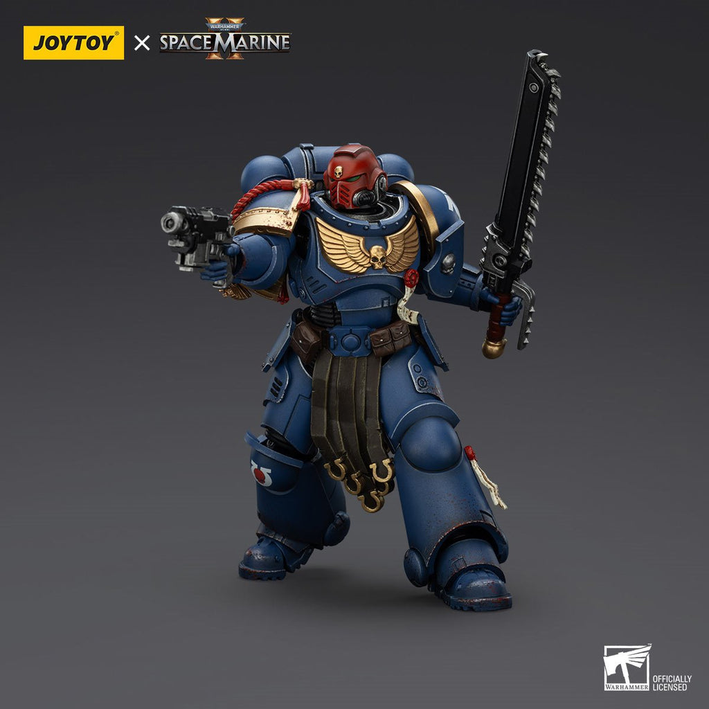 Joy Toy Warhammer Space Marine II Ultramarines Sergeant Gadriel Collectors Edition 1:18 Scale Action Figure