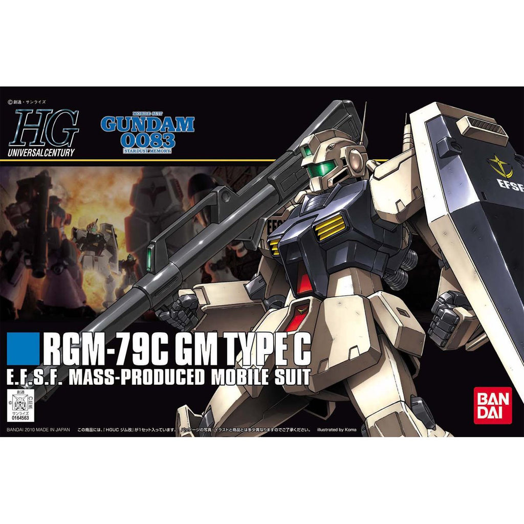 Mobile Suit Gundam 0083: Stardust Memory RGM-79C GM Type C High Grade 1:144 Scale Model Kit