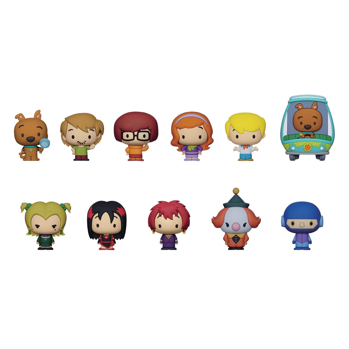 Scooby-Doo Series 2 3D Foam Bag Clip Random 6-Pack