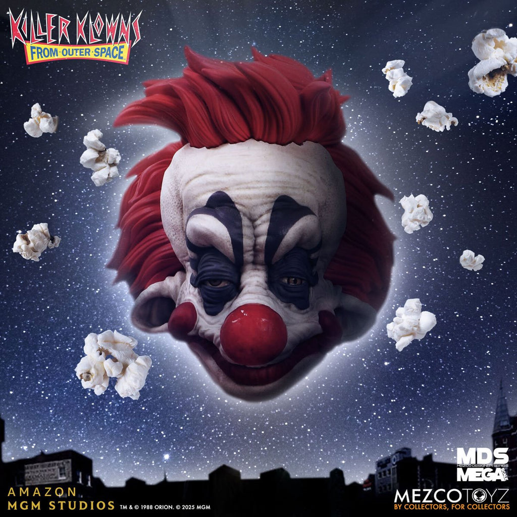 Killer Klowns From Outer Space Rudy with Sound Mezco Designer Series Mega-Scale 15-Inch Doll