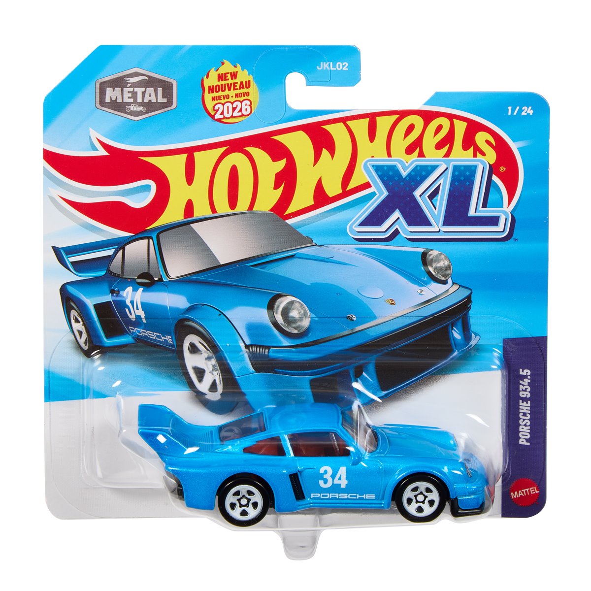Hot Wheels XL Vehicles 1:43 Scale 2026 Mix 1 Case of 6