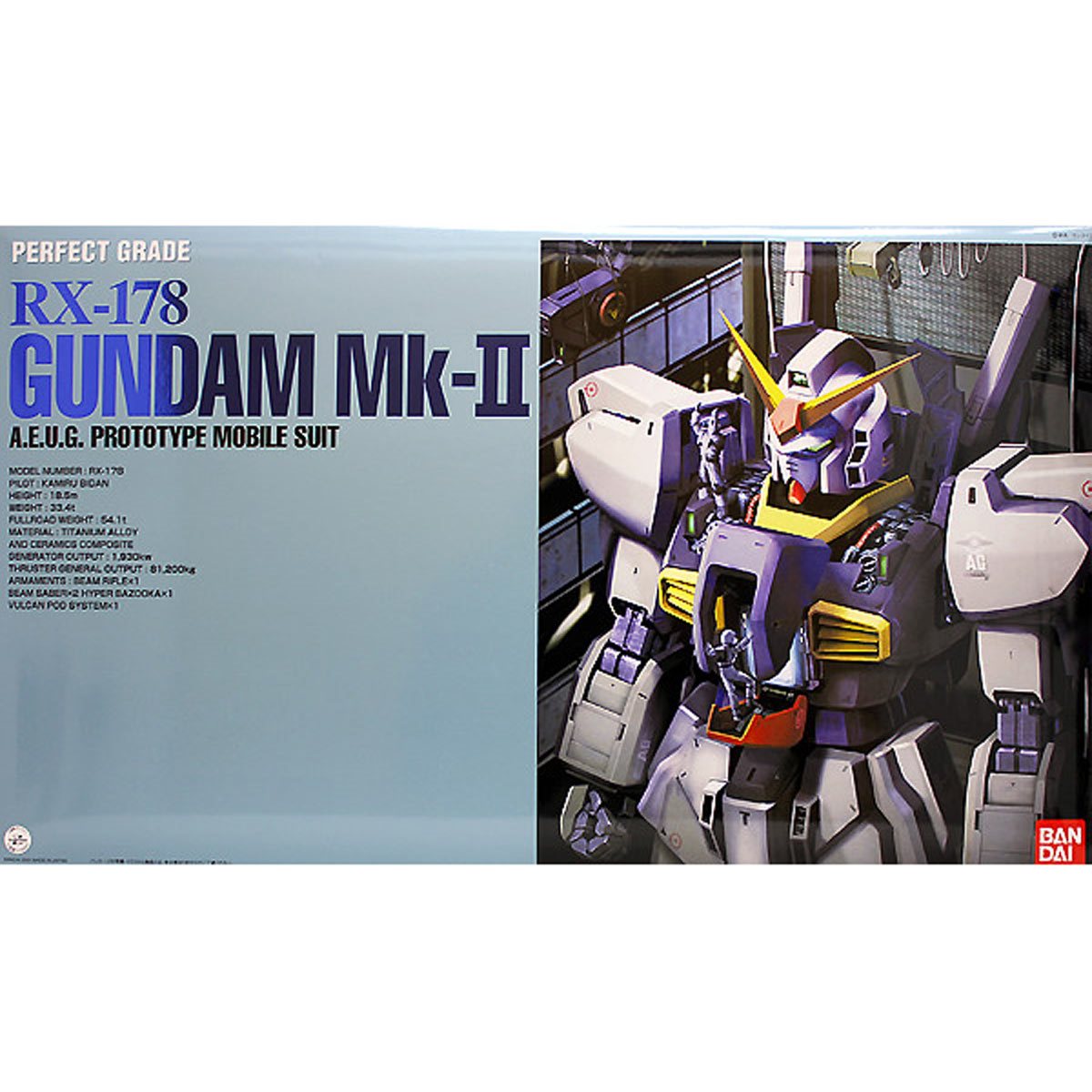 Mobile Suit Zeta Gundam RX-178 Gundam MK-II A.E.U.G Perfect Grade 1:60 Scale Model Kit
