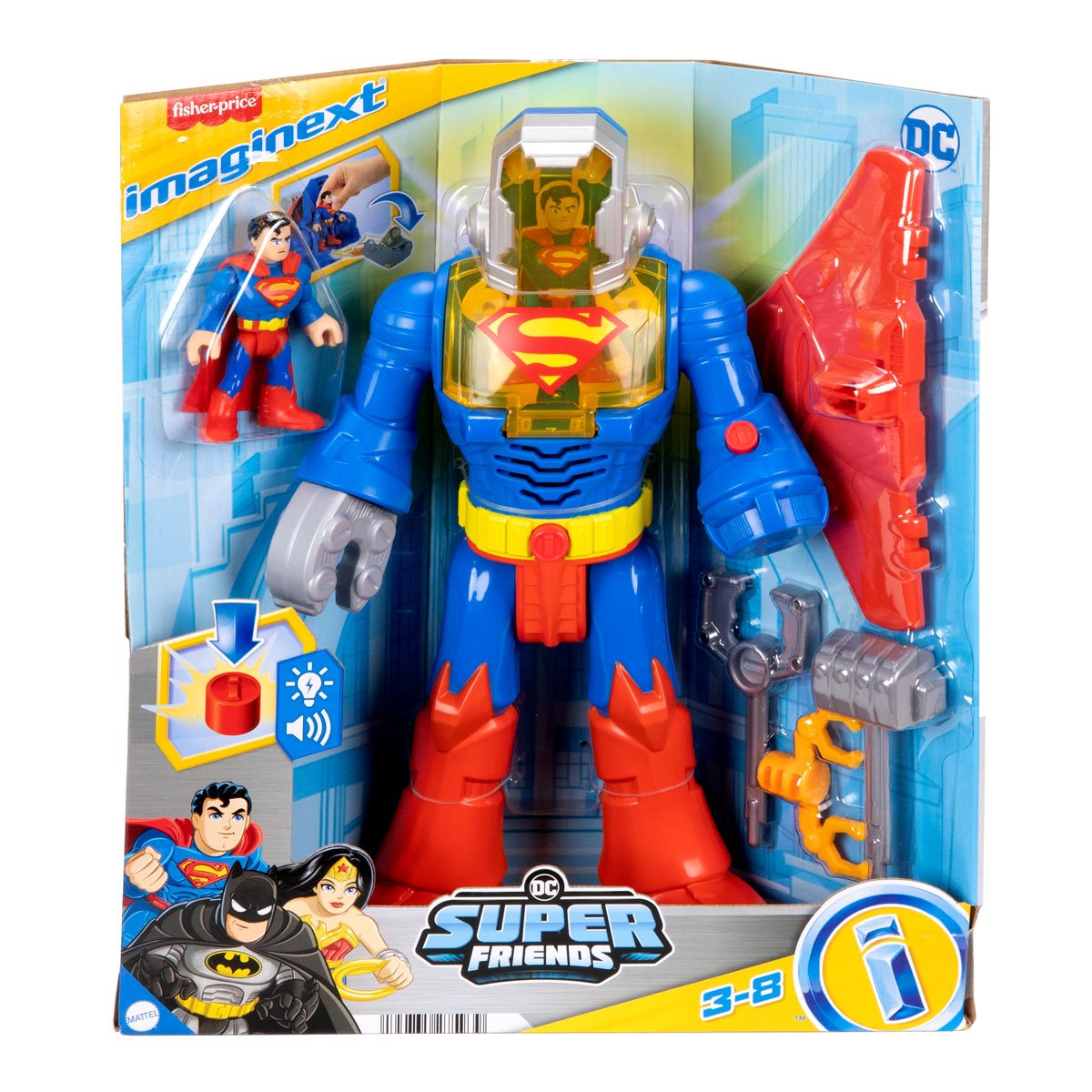 DC Super Friends Imaginext Superman Insider and Exo Suit Action Figure