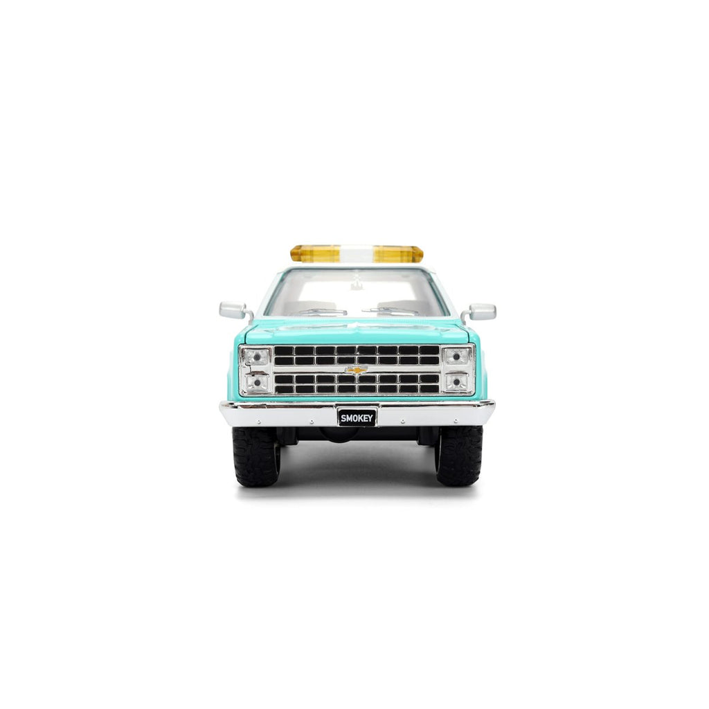 Hollywood Rides Smokey Bear 1980 Chevrolet Blazer 1:24 Scale Die-Cast Metal Vehicle with Smokey Bear Figure