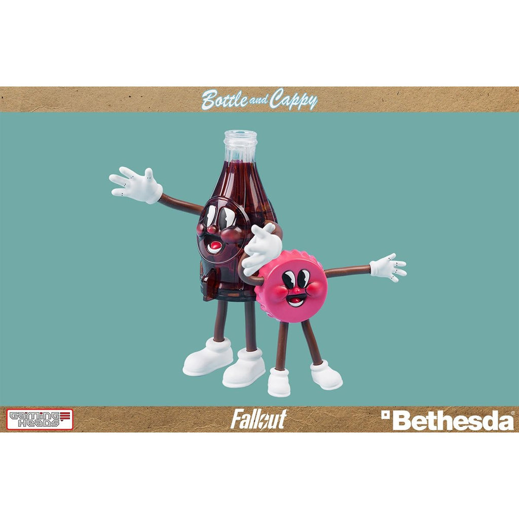 Fallout Bottle and Cappy Bendable Figures