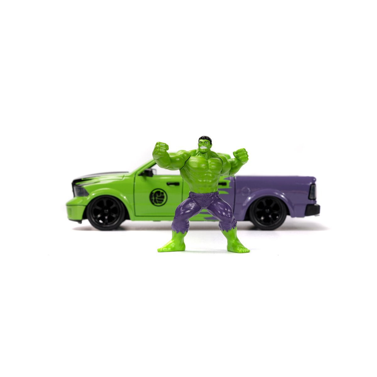 Hollywood Rides Marvel Avengers 2014 Ram 1500 1:24 Scale Die-Cast Metal Vehicle with Hulk Figure