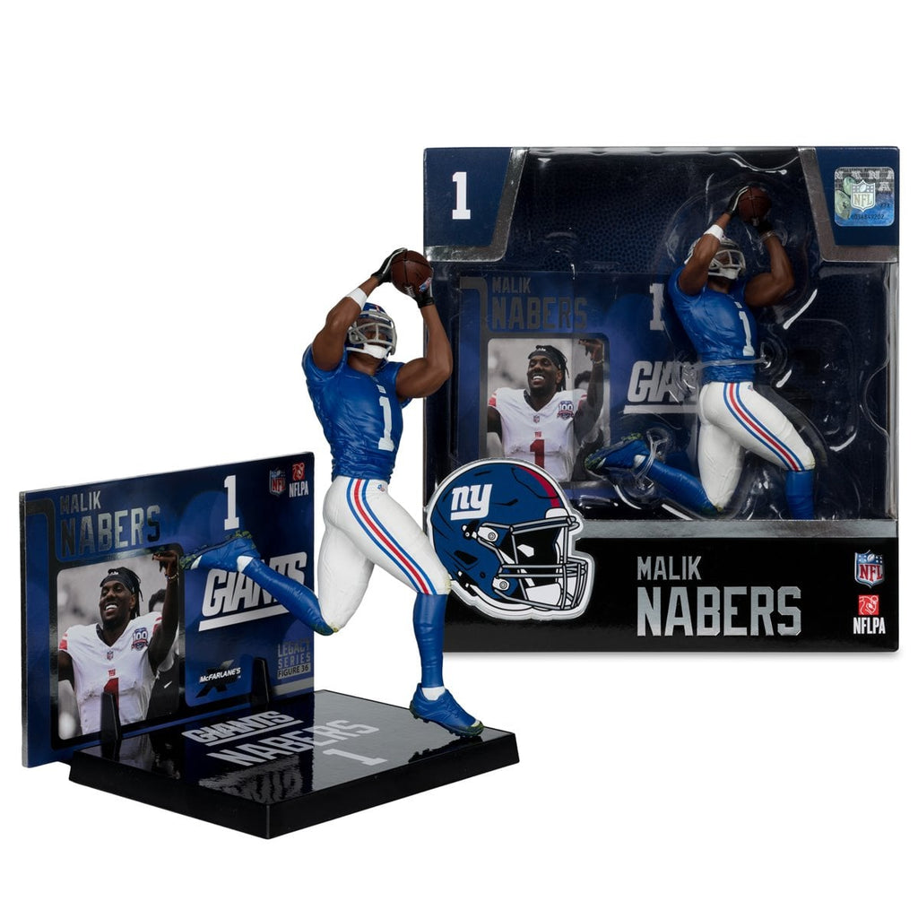 NFL SportsPicks 2025 New York Giants Malik Nabers 7-Inch Scale Posed Figure