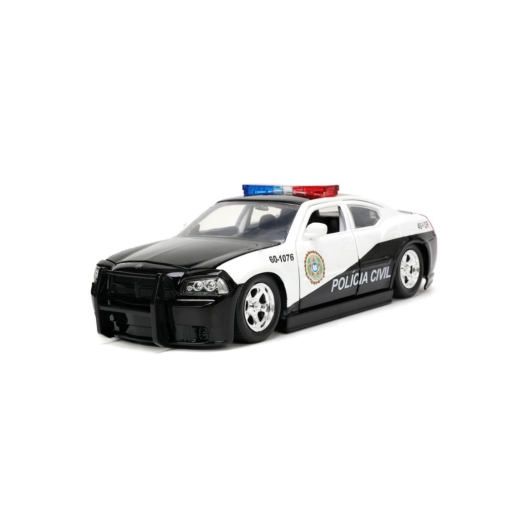 Fast and the Furious 5 2006 Dodge Charger Police Car 1:24 Scale Die-Cast Metal Vehicle