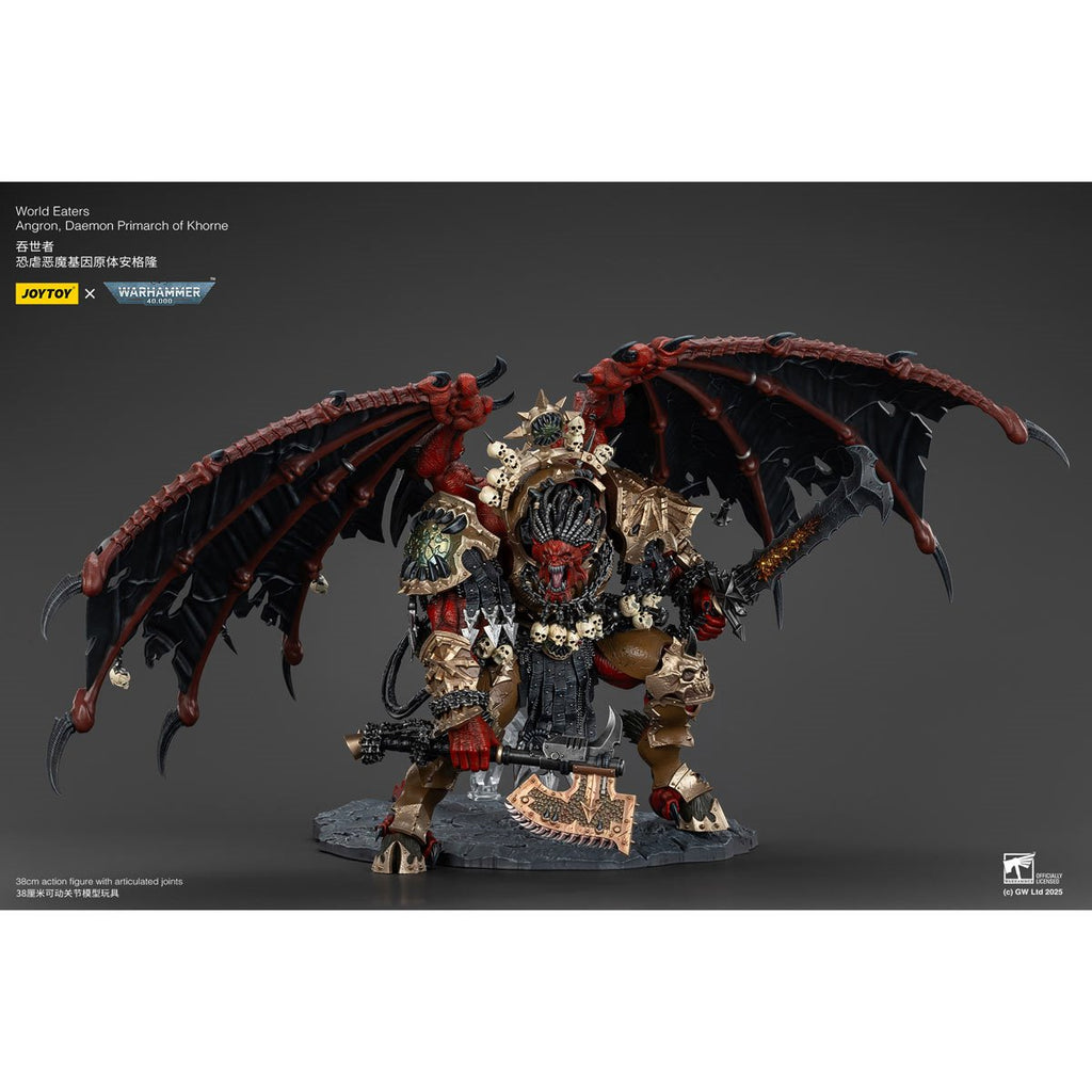 Joy Toy Warhammer 40,000 World Eaters Angron Daemon Primarch of Khorne 1:18 Scale Action Figure