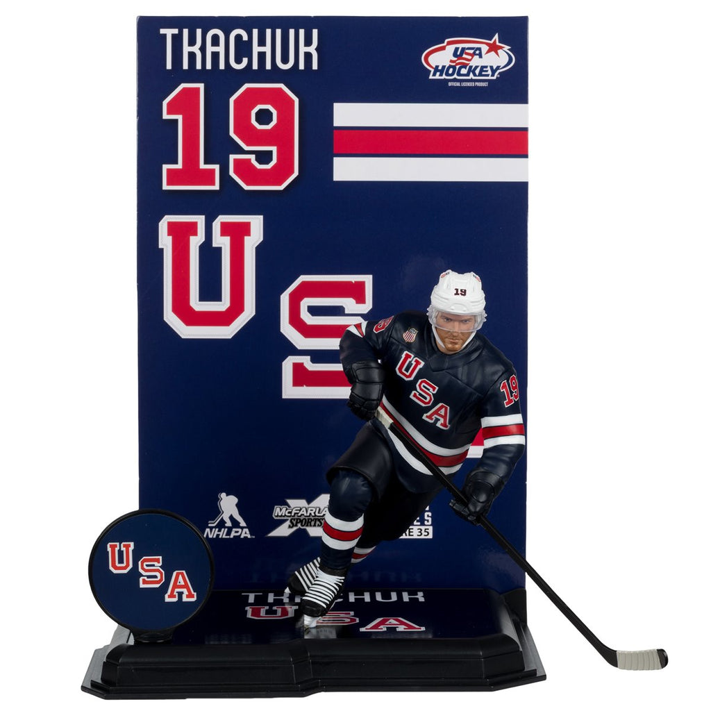 McFarlanes SportsPicks USA Hockey Matthew Tkachuk Olympics 2026 6-Inch Scale Action Figure