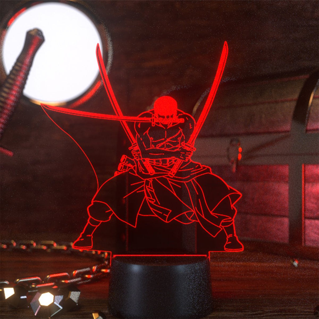 One Piece Zoro Otaku Lamp