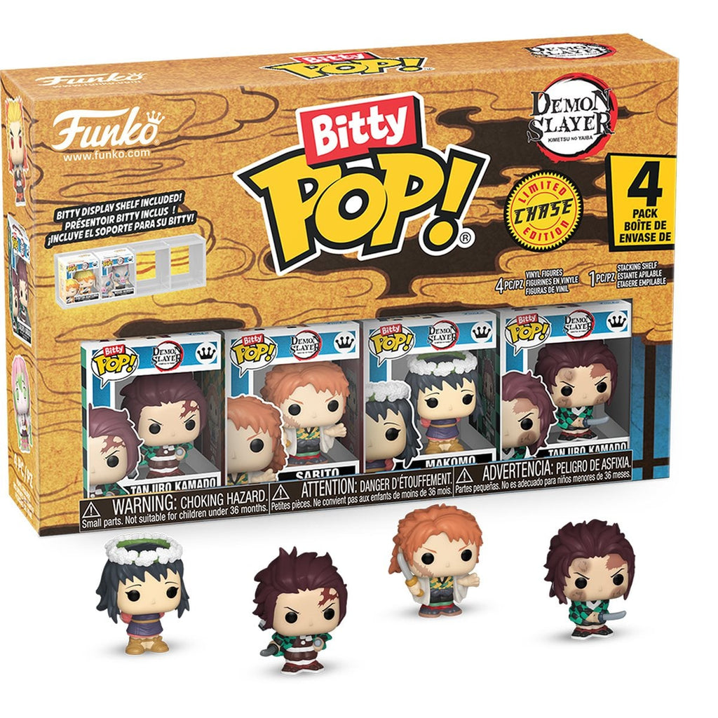 Demon Slayer Tanjiro Kamado Funko Bitty Pop! Mini-Figure 4-Pack - Specialty