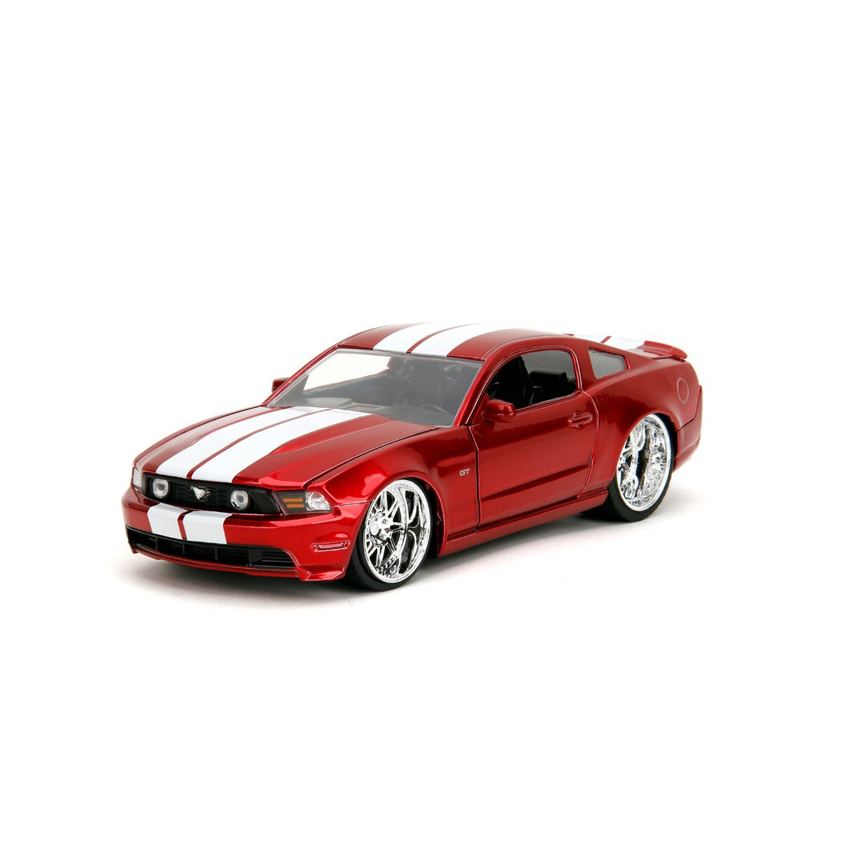 Bigtime Muscle 2010 Red Ford Mustang GT 1:24 Scale Die-Cast Metal Vehicle