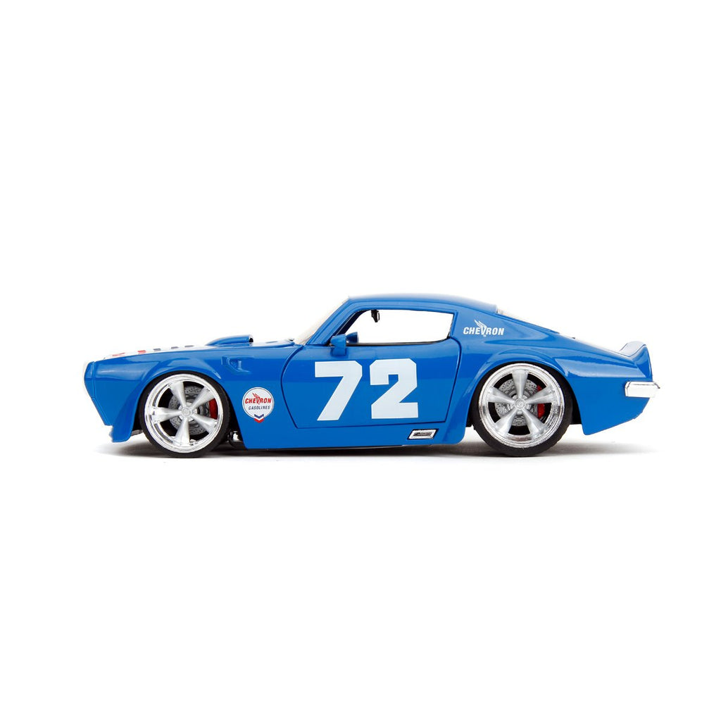 Bigtime Muscle 1972 Pontiac Firebird Blue 1:24 Scale Die-Cast Metal Vehicle